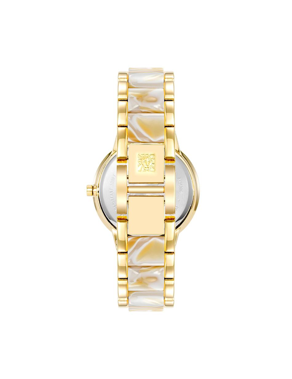 Les métaux Anne Klein Patterned Mother of Pearl Dial Watch   | LDV-6813178